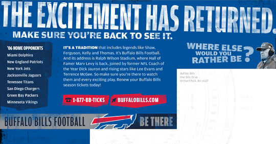 Buffalo Bills Postcard