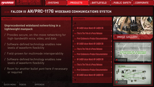 Harris Tradeshow Interface