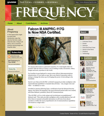 Harris Frequency Magazine